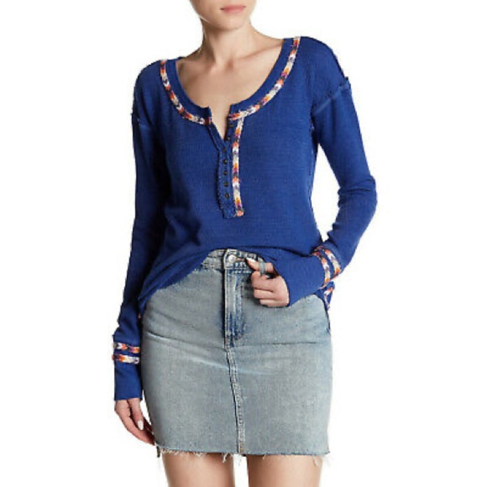 FREE PEOPLE Rainbow Thermal size S nwt